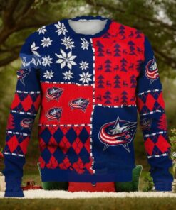 Columbus Blue Jackets Ugly Sweater Christmas