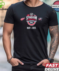 Columbus Blue Jackets vs Detroit Red Wings 2025 NHL Stadium Series Matchup T Shirt