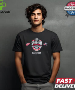 Columbus Blue Jackets vs Detroit Red Wings 2025 NHL Stadium Series Matchup T Shirt