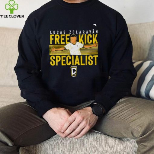 Columbus Crew FC Lucas Zelarayan free kick specialist hoodie, sweater, longsleeve, shirt v-neck, t-shirt
