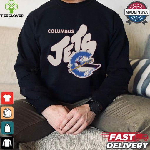 Columbus Jets EFF MiLB Letterhead T Shirt