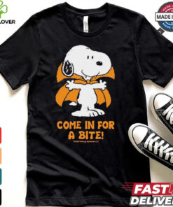 Come In For A Bite Peanuts Snoopy Vampire Shirt