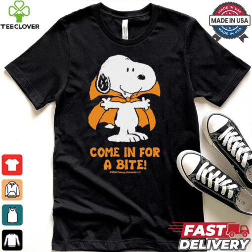 Come In For A Bite Peanuts Snoopy Vampire Shirt