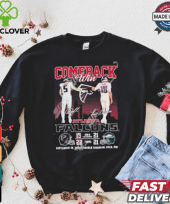 Comeback Win Atlanta Falcons September 16, 2024 Lincoln Financial Field, Phi T Shirt