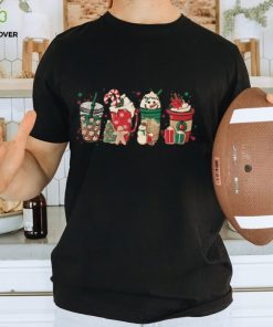 Comfort Colors Christmas Coffee T shirt Peppermint Iced Latte