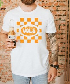 Comfort Colors Retro Checker Tennessee Vols Football T Shirt