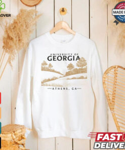 ComfortWash Cream Georgia Bulldogs Fields T Shirt 1 ComfortWash Cream Georgia Bulldogs Fields T Shirt
