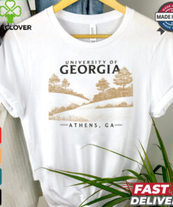 ComfortWash Cream Georgia Bulldogs Fields T Shirt 2 ComfortWash Cream Georgia Bulldogs Fields T Shirt