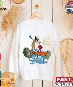 Comic Comrades Deadpool and Wolverine just good friends shirt