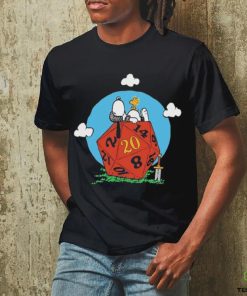 Comic Dog RPG d20 Snoopy T Shirt 2 Comic Dog RPG d20 Snoopy T Shirt