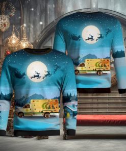 Community Care Ambulance AOP Sweater Christmas Gift Sweater