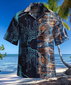 Computer Circuit Board Art Hawaiian Shirt