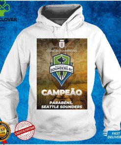 Concacaf Champions League Seattle Sounders FC Campeao Parabens T Shirt