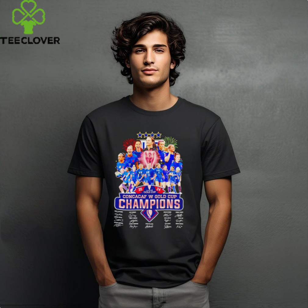 Concacaf W Gold Cup 2024 Champions signatures shirt Concacaf W Gold Cup 2024 Champions signatures shirt