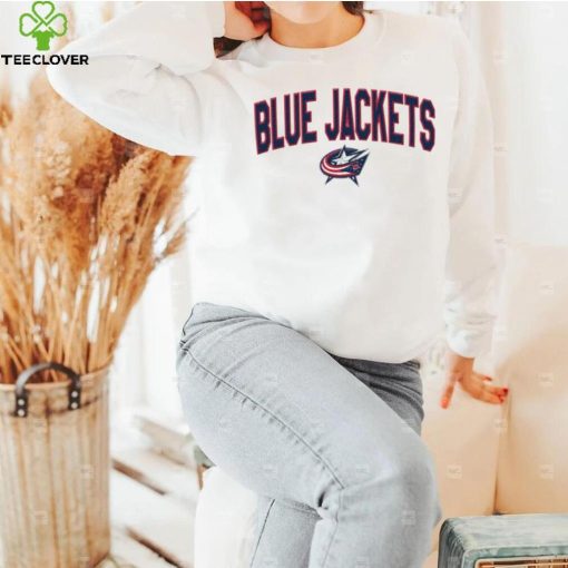 Concepts Sport Columbus Blue Jackets Oatmeal Terry Crew Neck Shirt