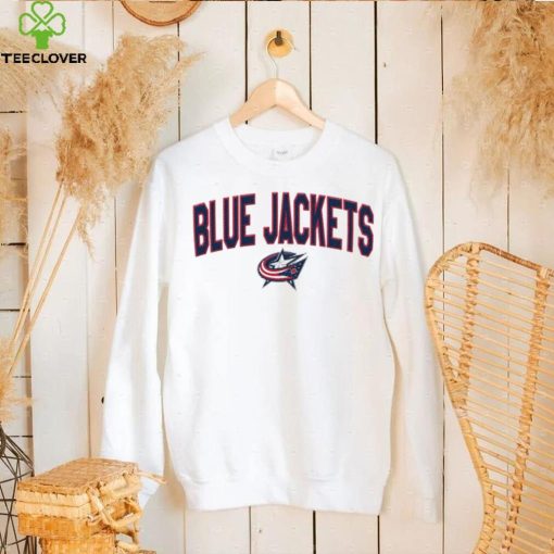 Concepts Sport Columbus Blue Jackets Oatmeal Terry Crew Neck Shirt