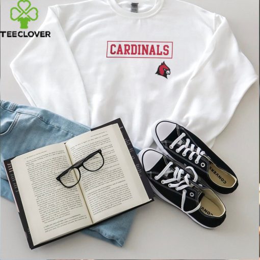 Concordia University Michigan Merch Concordia Cardinal Closet Cardinals Double Stripes T Shirt