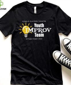 Conejo Players Theatre Youth Improv Team 2024 logo shirt