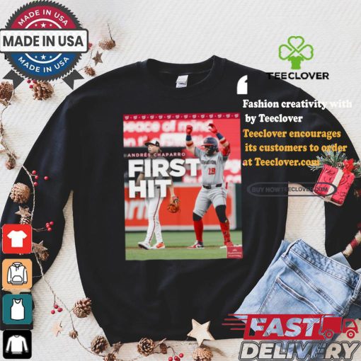 Congrats, Andrés Chaparro Washington Nationals First Hit Shirt
