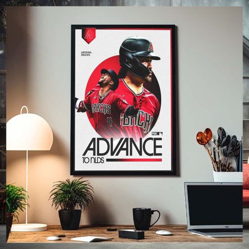 Congrats Arizona Diamondbacks Advance To NLDS 2023 MLB Home Decor Poster Canvas