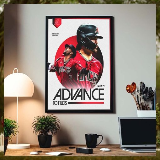 Congrats Arizona Diamondbacks Advance To NLDS 2023 MLB Home Decor Poster Canvas