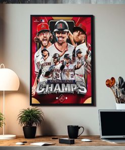 Congrats Arizona Diamondbacks MLB National League Champions 2023 Poster Canvas