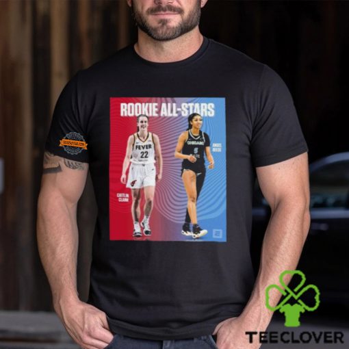 Congrats Caitlin Clark And Angel Reese Have Been Named 2024 WNBA Rookie All Stars Vintage T Shirt