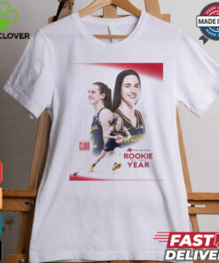 Congrats Caitlin Clark From Indiana Fever Is The Unanimous AP Associated Press Rookie Of The Year T Shirt
