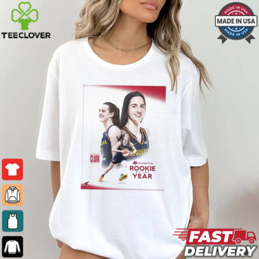 Congrats Caitlin Clark From Indiana Fever Is The Unanimous AP Associated Press Rookie Of The Year T Shirt