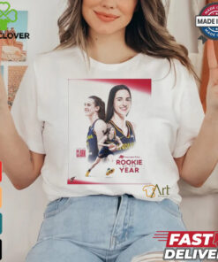 Congrats Caitlin Clark From Indiana Fever Is The Unanimous AP Associated Press Rookie Of The Year T Shirt