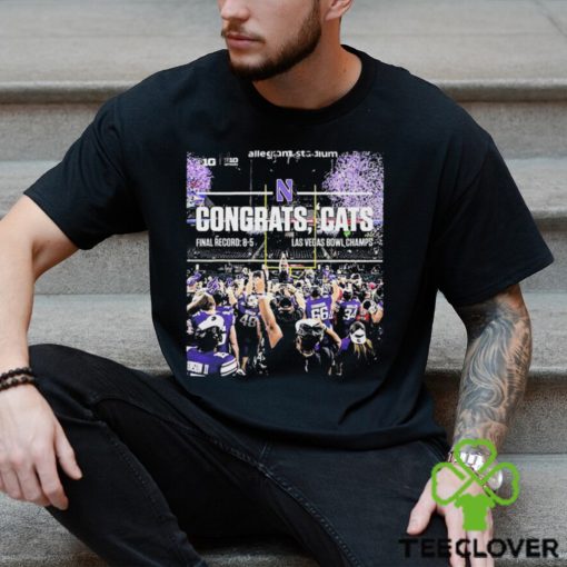Congrats Cats Win Northwestern Football Champions 2023 Las Vegas Bowl shirt