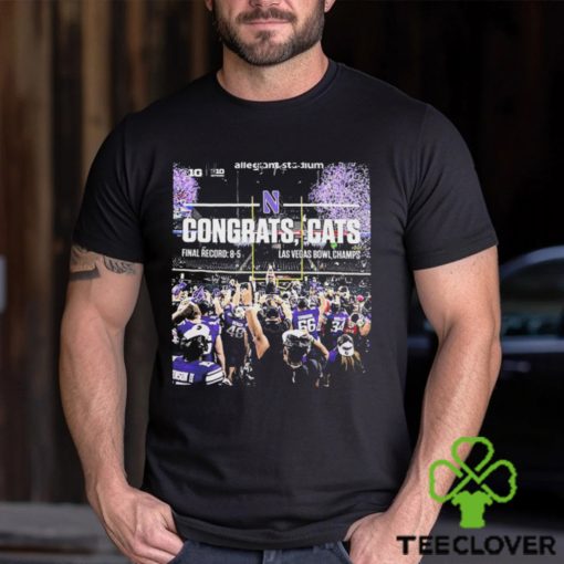 Congrats Cats Win Northwestern Football Champions 2023 Las Vegas Bowl shirt