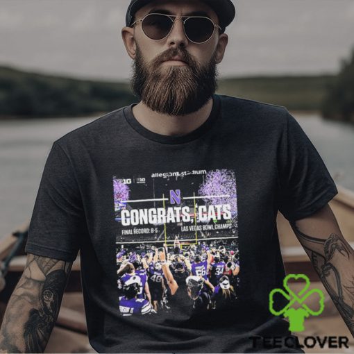 Congrats Cats Win Northwestern Football Champions 2023 Las Vegas Bowl shirt