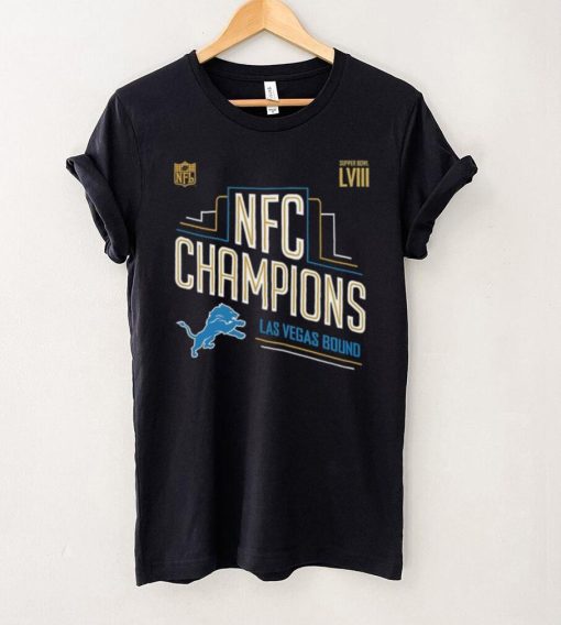 Congrats Detroit Lions Are 2023 NFC Champions And Advance to Super Bowl LVIII Las Vegas Bound Unisex T Shirt