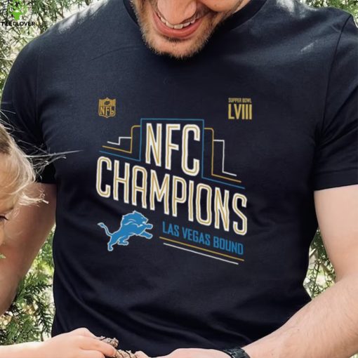 Congrats Detroit Lions Are 2023 NFC Champions And Advance to Super Bowl LVIII Las Vegas Bound Unisex T Shirt