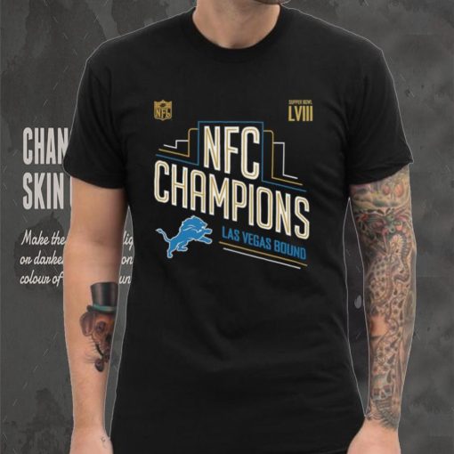 Congrats Detroit Lions Are 2023 NFC Champions And Advance to Super Bowl LVIII Las Vegas Bound Unisex T Shirt