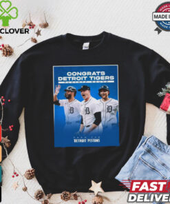 Congrats Detroit Tigers Playoff Bound From The Detroit Pistons shirt