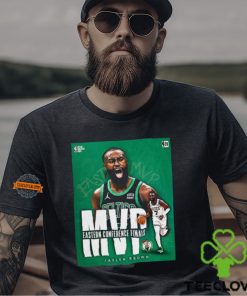 Congrats Jaylen Brown Wins The Larry Bird Trophy For 2024 Eastern Conference Finals MVP T Shirt