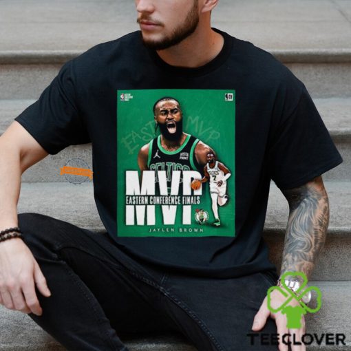 Congrats Jaylen Brown Wins The Larry Bird Trophy For 2024 Eastern Conference Finals MVP T Shirt