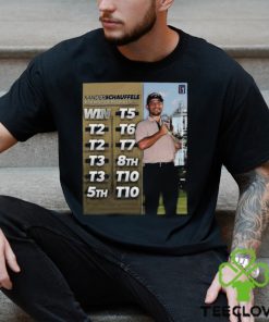 Congrats Xander Schauffele Best Major Finishes Since 2017 Unisex T Shirt