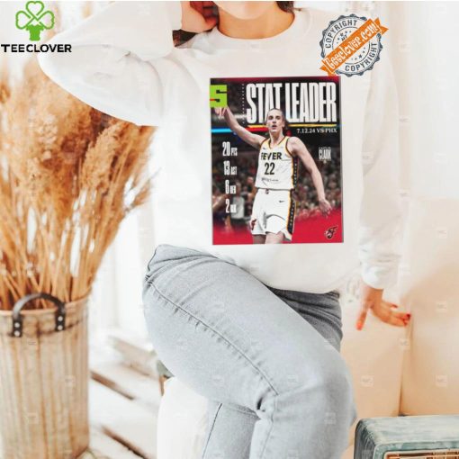 Congrats to caitlin clark indiana fever wnba 2024 broke the franchise record for assists in a single quarter home decor poster shirt