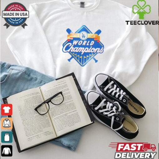 Congratulations 2024 World Champions Los Angeles Dodgers New Logo Shirt