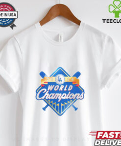 Congratulations 2024 World Champions Los Angeles Dodgers New Logo Shirt