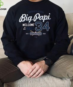 Congratulations Big Papi Welcome to the Hall for Boston Baseball Shirt