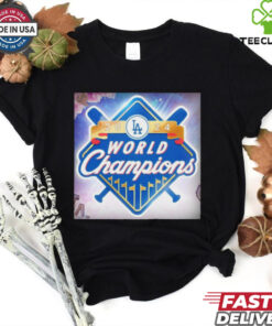 Congratulations Los Angeles Dodgers MLB World Series Champions 2024 Poster t shirt 1 Congratulations Los Angeles Dodgers MLB World Series Champions 2024 Poster t shirt