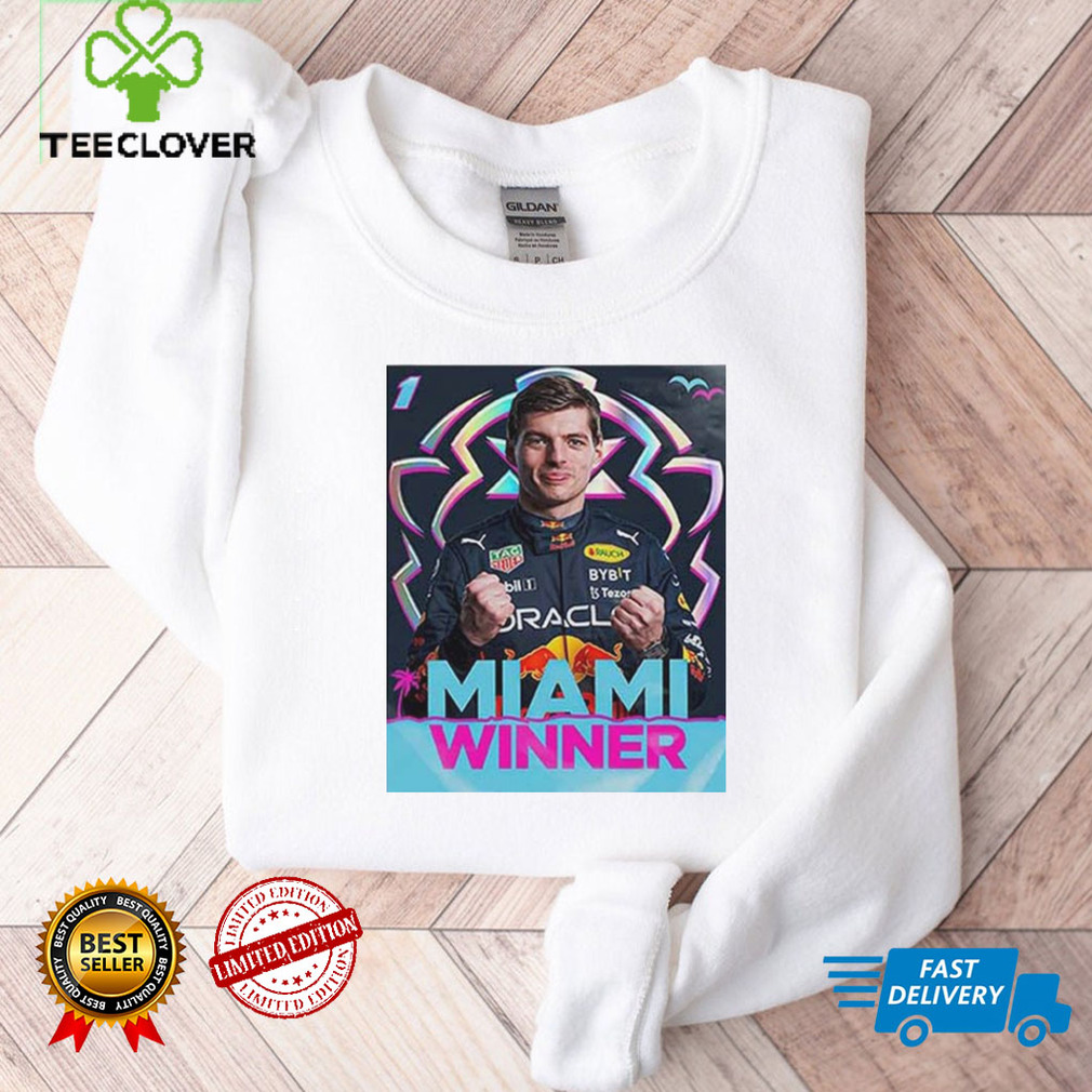 Congratulations Max Verstappen Wins Miami GP Formula 1 T Shirt