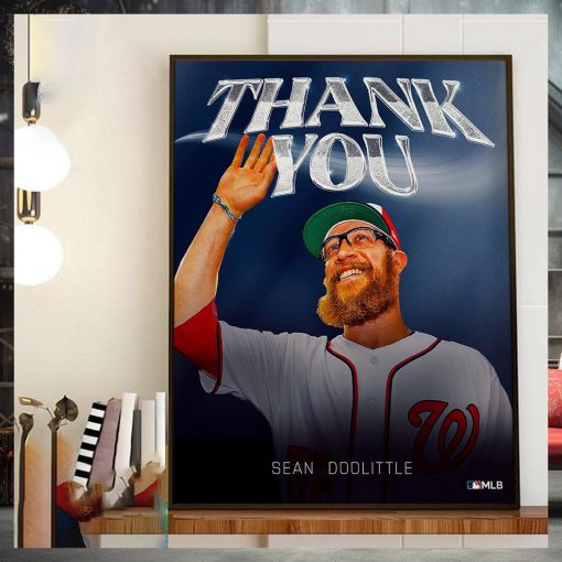 Congratulations On A Great Career And Thank You Sean Doolittle Home Decor Poster Canvas
