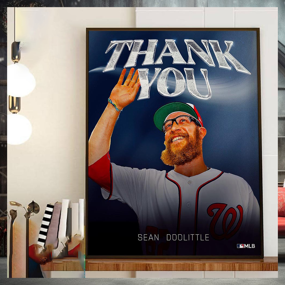 Congratulations On A Great Career And Thank You Sean Doolittle Home Decor Poster Canvas Congratulations On A Great Career And Thank You Sean Doolittle Home Decor Poster Canvas