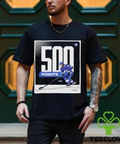 Congratulations Pointer Tampa Bay Lightning Player Brayden Point 500 NHL Points In Career Shirt