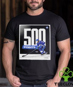 Congratulations Pointer Tampa Bay Lightning Player Brayden Point 500 NHL Points In Career Shirt